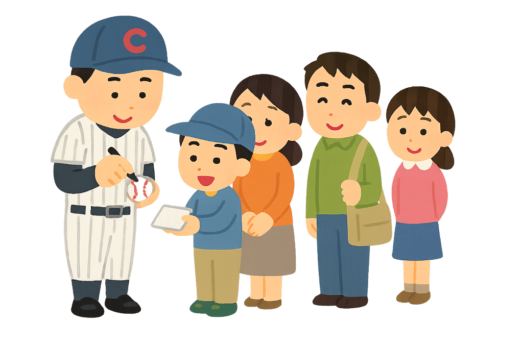 サイン列を作るイメージイラスト