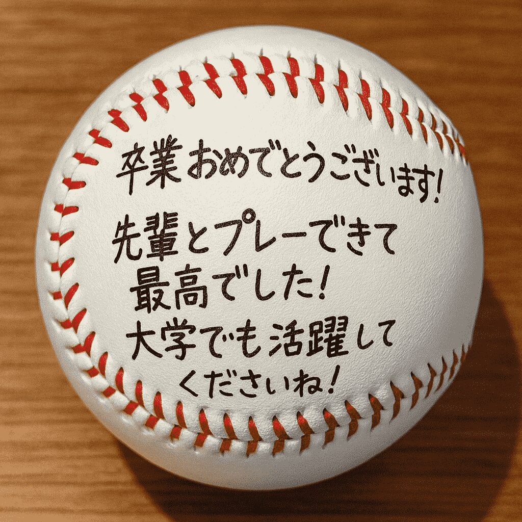 寄せ書き風ボール