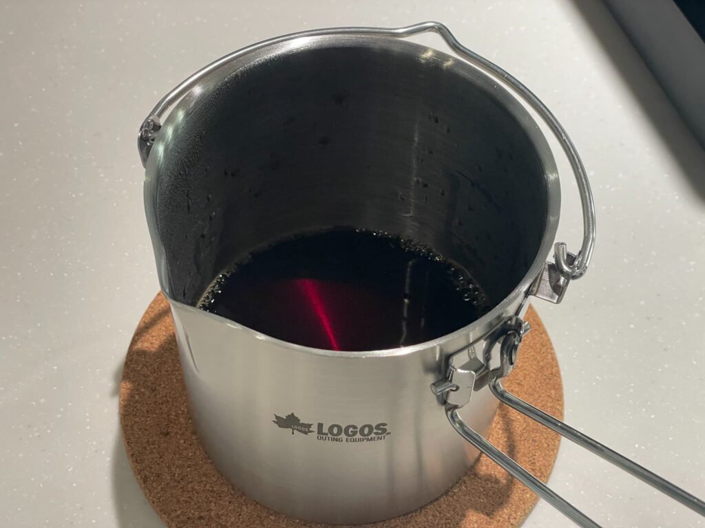 ドリップ後の中の様子