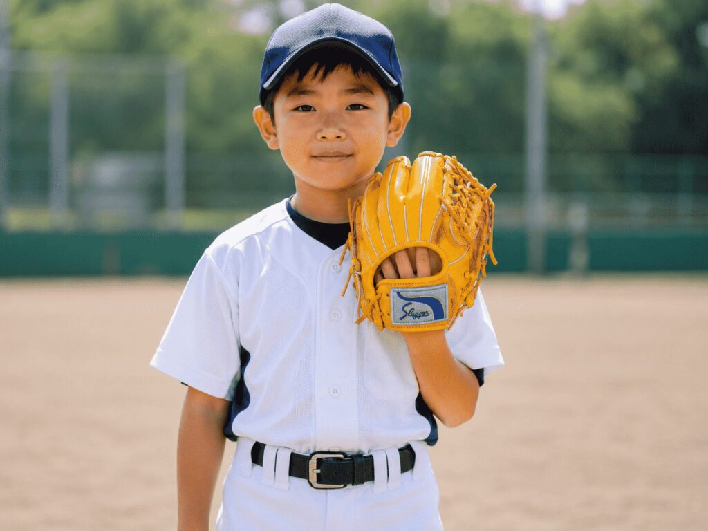 スラッガーをもった男の子